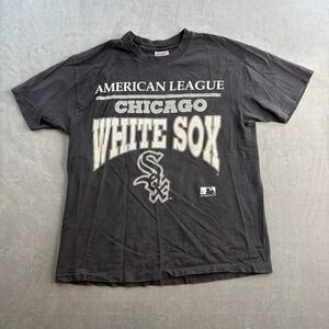 Vintage Chicago White Sox T Shirt American League MLB Made In USA Men's Large